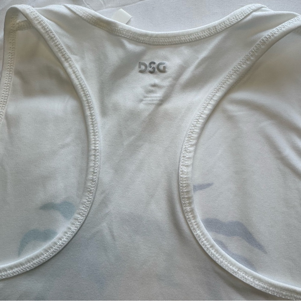 DSG Girls’s white Tank Top with Tropical Print. New with tags. - Picture 5 of 5